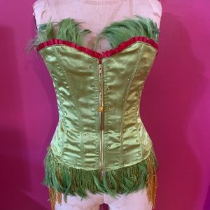 Burlesque costume corset